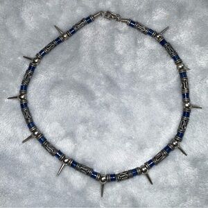 Vintage Spikes & Beads Necklace